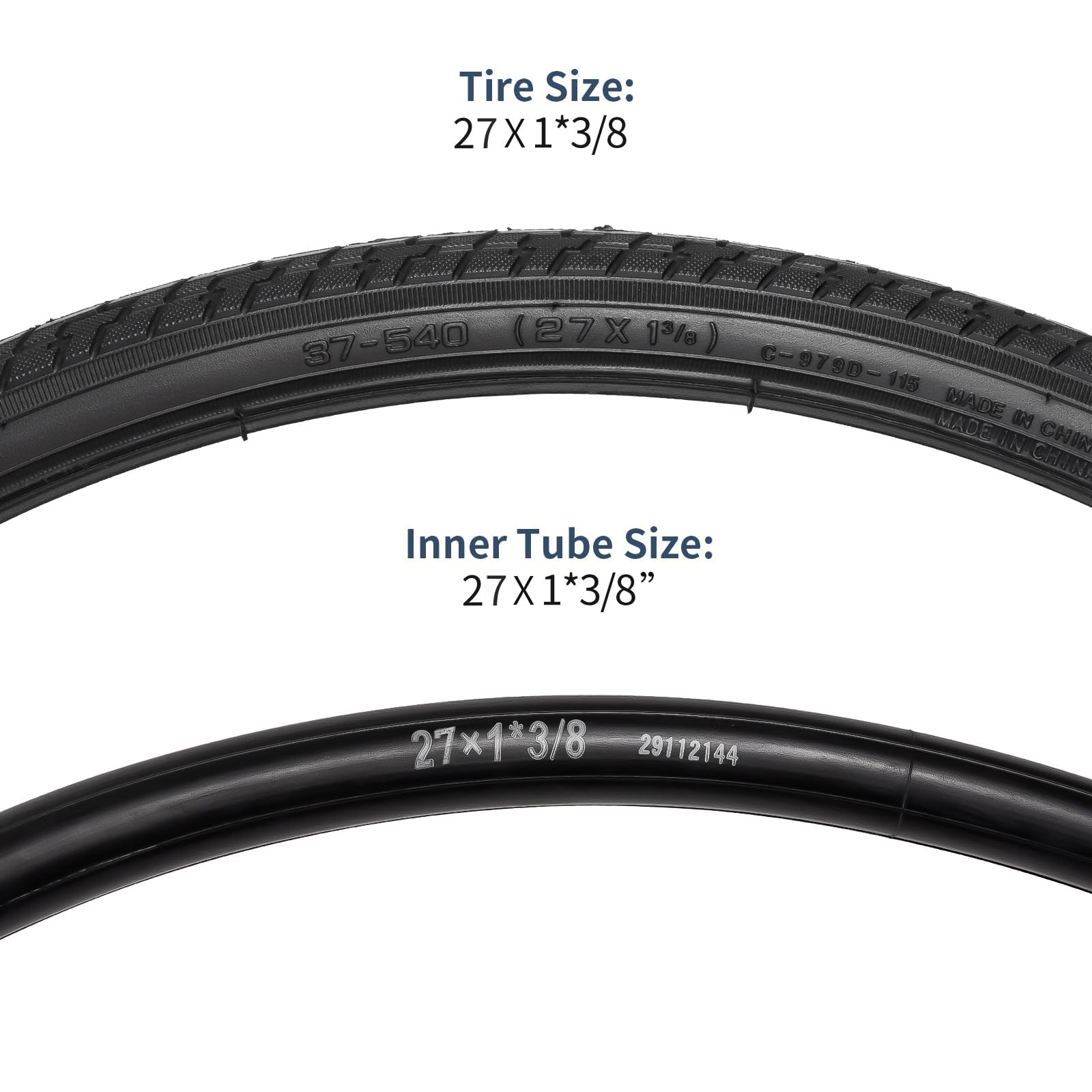 Amazon | 2本セット,27 1 3/8 タイヤ,27x1 3/8 37-630 自転車